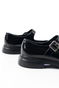 YSN-4444 Siyah Rugan Günlük Bayan Ayakkabı