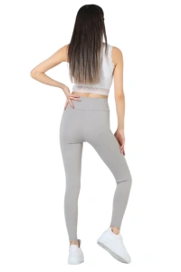 Yüksek Bel Fitilli Toparlayıcılı Lacivert Tayt