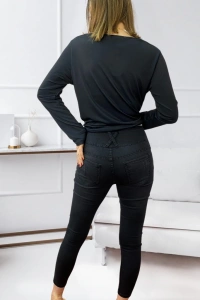 Yüksek Bel Likralı Kot Pantolon