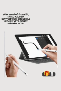 Yüksek Hassasiyetli Eğim Sensörlü Dijital Kalem – USB-C Hızlı Şarjlı