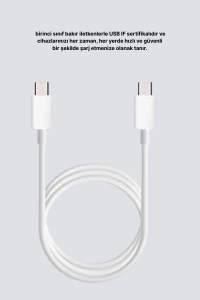 Yüksek Hızlı 30W 5.0A Type-C Kablo Şarj