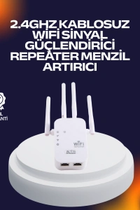 Yüksek Hızlı Parazit Önleyici WiFi Repeater Router
