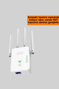 Yüksek Hızlı Parazit Önleyici WiFi Repeater Router