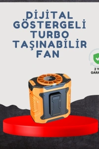 Yüksek Kapasiteli Turbo Taşınabilir Fan