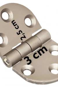 Yüksel Oval Alüminyum Kasa Menteşesi 3 cm