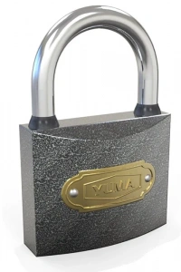 Yuma Gri Döküm Kısa Asma Kilit 25mm