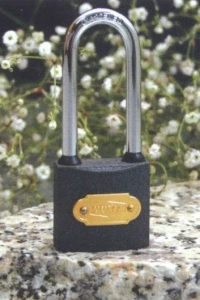 Yuma Gri Döküm Uzun Kancalı Asma Kilit 50mm