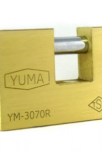 Yuma Kayar Milli Pirinç Asma Kilit 68 mm - Yeni Tip