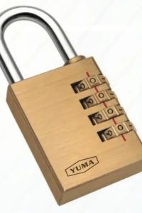 Yuma Pirinç Şifreli Asma Kilit - 3 Basamaklı 30mm