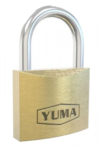 Yuma Türk Malı Pirinç Kısa Asma Kilit 32 mm