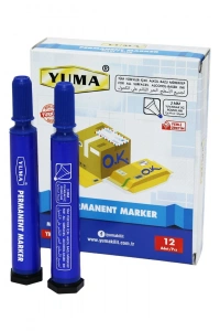 YUMA YM-790M MAVİ KOLİ KALEMİ 12 ADET