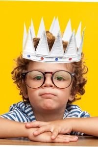 Yumuşak Gümüş Kral Tacı 55 cm