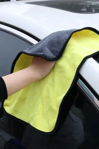 Yünlü Mikrofiber Araba Temizlik Bezi 50x70 cm