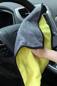 Yünlü Mikrofiber Araba Temizlik Bezi 50x70 cm