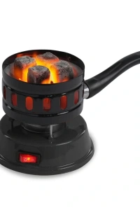 Yuvarlak Galvaniz Elektrikli Nargile Köz Ocağı