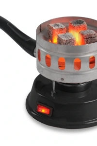 Yuvarlak Galvaniz Elektrikli Nargile Köz Ocağı