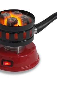 Yuvarlak Galvaniz Elektrikli Nargile Köz Ocağı