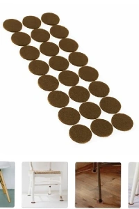 Yuvarlak Mobilya Koruyucu Keçe 24lü Paket