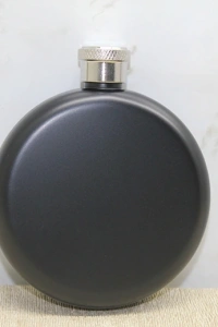 Yuvarlak Tekli Matara Siyah