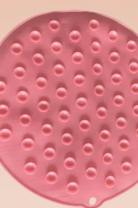 Yuvarlak Vantuzlu Banyo Sırt Kese Matı 26 cm