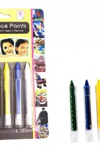 Yüz Boyama Seti Kalemli 6 Renk