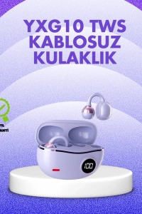 YXG10 Kablosuz Kulaklık – Bluetooth 5.4, Dokunmatik, LED Ekranlı Şarj Kutusu