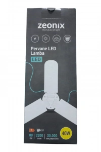 ZEONİX 40W 3 KANATLI PERVANE AMPUL