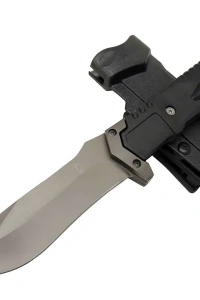 Zero Error Tactical 7 40 Siyah Outdoor Bıçak 27cm - Siyah Sap, Magnezyum Çubuklu, Kılıflı