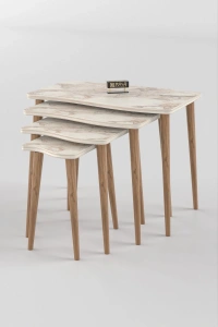 Zigon Sehpa Ahşap 4lü Efes KR