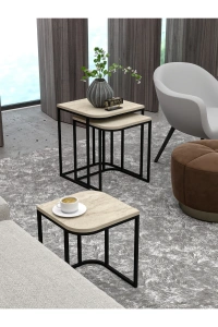 Zigon Sehpa Damla Traverten