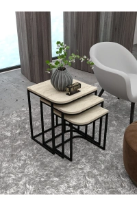 Zigon Sehpa Damla Traverten