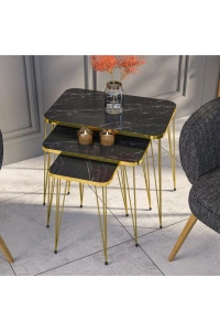 Zigon Sehpa Kr Gold Bendir Tel