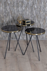 Zigon Sehpa Kr Gümüş Beyaz Tel