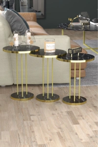 Zigon Sehpa Terra Bendir Gold