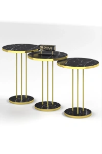 Zigon Sehpa Terra Bendir Gold