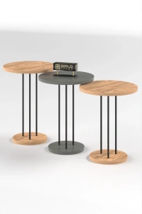 Zigon Sehpa Terra Ceviz Antrasit