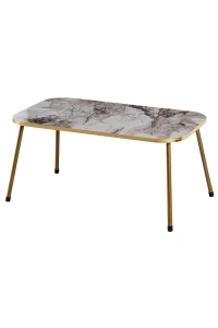 Zigon Sehpa Ve Orta Sehpa Kombin Set Altın Efes 3101