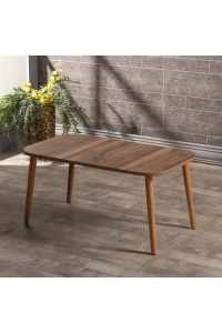 Zigon Sehpa Ve Orta Sehpa Kr Torna Ceviz Set 3006