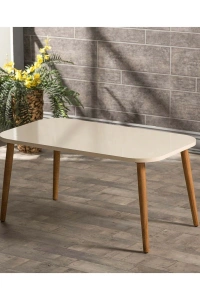 Zigon Sehpa Ve Orta Sehpa Kr Torna Krem Set 3008