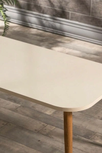 Zigon Sehpa Ve Orta Sehpa Kr Torna Krem Set 3008