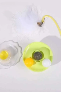 Zilli Kedi Otlu Hacıyatmaz Oyuncağı