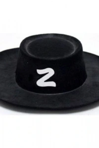 Zorro Şapka Maske Set Yetişkin