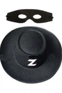 Zorro Şapkası ve Göz Maskesi