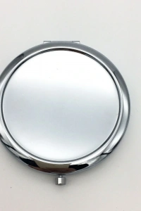 PROMOSYON CEP AYNASI (GÜMÜŞ RENK)