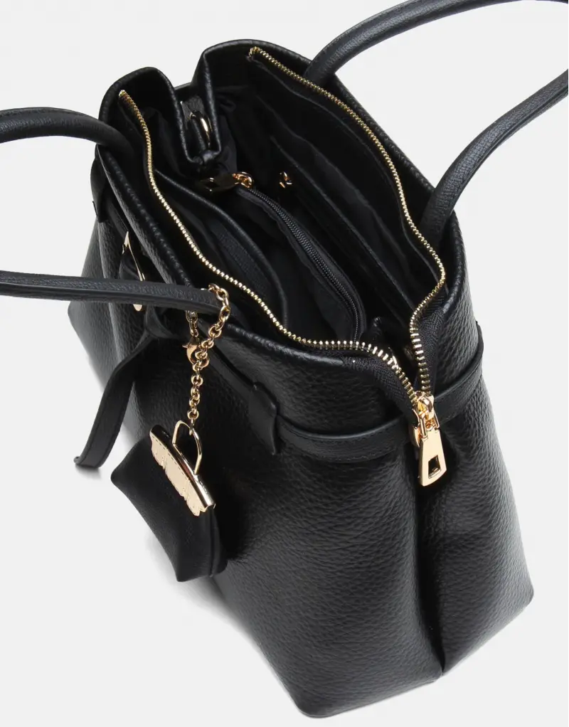 Noir Elegance Tote Siyah Kadın El Çantası