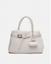 Noir Elegance Tote Krem Kadın El Çantası