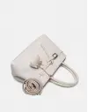 Noir Elegance Tote Krem Kadın El Çantası