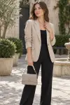 Pitigliano Vizon Boncuk Saplı Kapaklı Kadın El Çantası