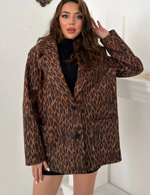 Leopar Leopar Ceket