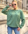 Yeşil Yıldızlı Merserize Bluz